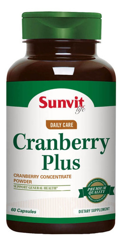 Cranberry Plus - 60 Caps Sabor Sin Sabor