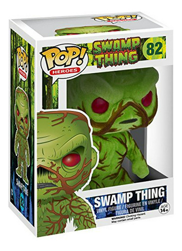 Funko Pop! Figura De Vinilo Dc Heroes Swamp Thing Flocked Ve