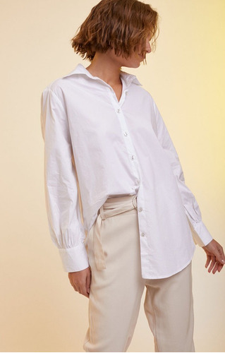 Imagen 2 de 5 de Camisa Rimmel Duncan Manga Globo De Poplin Para Mujer