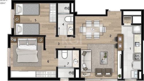 Apartamento Higienópolis Porto Alegre - 7575