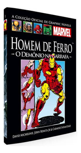 A Coleção Oficial De Graphic Novels Marvel - Homem De Ferro: O Demônio Na Garrafa - Vol. 1