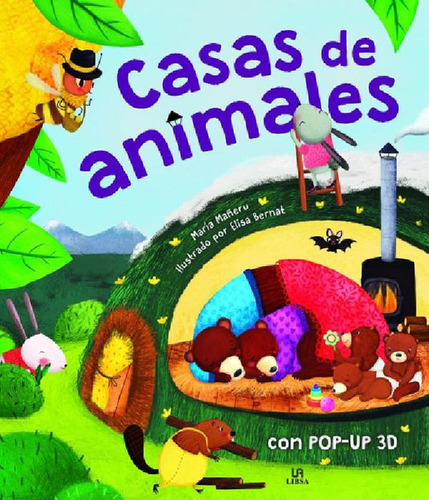 Libro - Casas De Animales - Con Pop Up 3d - Maria Mañeru