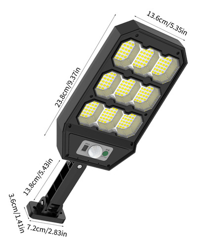 Luces De Seguridad K Solar Con Sensor De Movimiento Super Br
