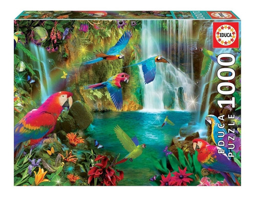 Puzzle Rompecabeza 1000 Piezas Loros Tropicales Educa 18457