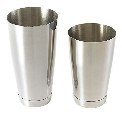 Barfly M37009 Coctelera Shaker Set De Estaño 18 Oz Y 28 Oz