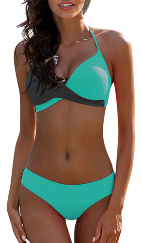 Conjunto De Bikini Con Relleno En V For Mujer Bra