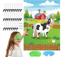 Comprar Ponle La Cola A La Vaca, Juegos De Vaca Con 28 Piezas De De