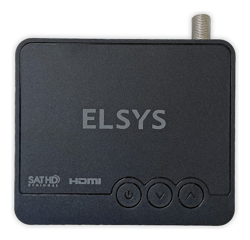 Nova Antena Parabólica Banda Ku Sem Mensalidade Elsys 5g Cor Preto