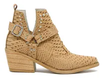 Comprar Botas Mujer Texanas Cuero Vacuno Reptil Botinetas Charros