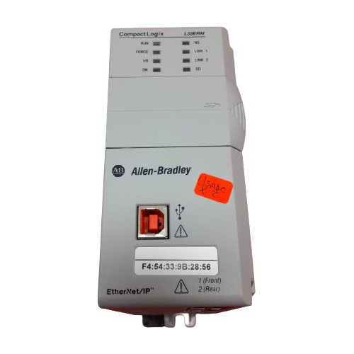 Allen Bradley 1769-l33erm Procesador Plc 1 Usb 2 Ethernet/ip (Usado)