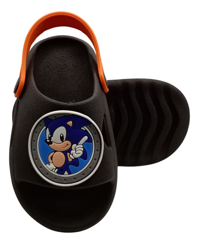 Chinelo Infantil Nuvem Com Correia - Sonic