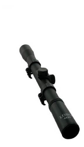 Mira Telescopica Aumento 4x20 Para Rifle Color Negro Mn095