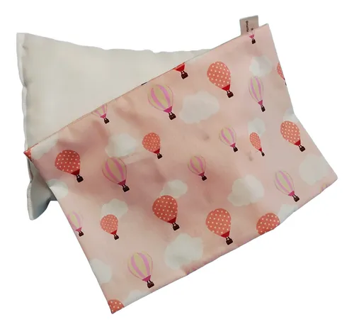 Almohada Almohadon Cojin Estampado Con Funda Para Bebe Coral