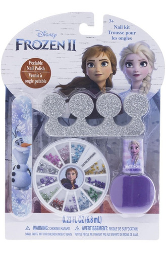 Set De Decoración De Uñas Para Niñas De Frozen Disney 