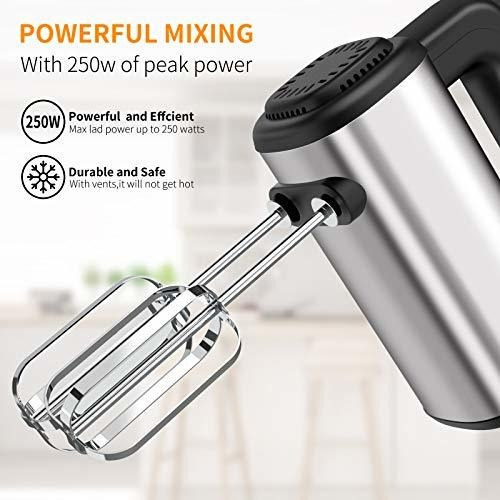 Hand Mixer Electric,senbowe Upgrade 250w 5-speed Electric H