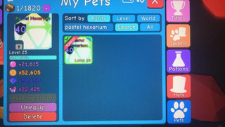 Bubble Gum Simulator Roblox Pet Owo En Mercado Libre Argentina