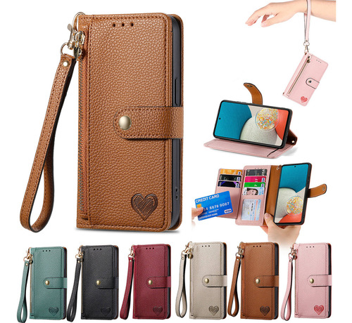 Funda De Piel Tipo Cartera Para Teléfono Oneplus Nord
