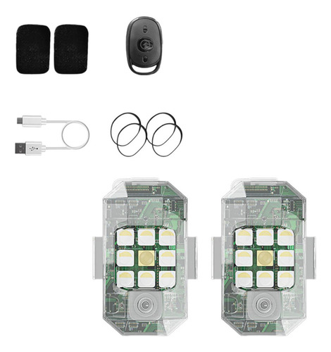 Luces Estroboscópicas Led Para Aviones Con Control Remoto,