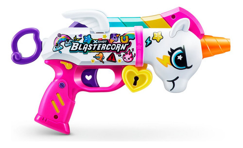 Lanza Dardos Unicornio Skins Con 16 Dardos X-shot