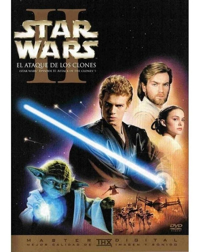 Star Wars Episodio Ii: El Ataque De Los Clones Dvd Película