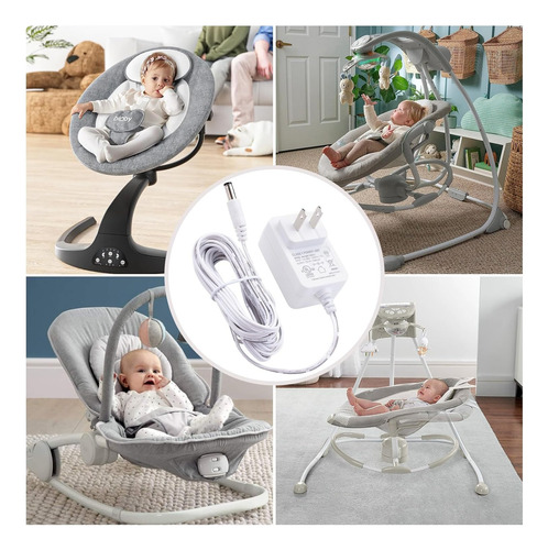Cable De Alimentación Compatible Con Graco Columpios