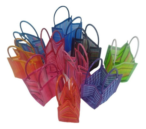 25 Bolsas Para Compras Del Mercado De Malla Plastica #30.