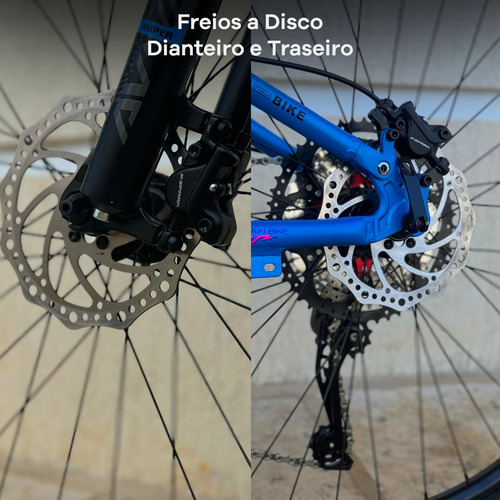 Bicicleta Alta Performance Mtb Suspensão Disco Aluminio