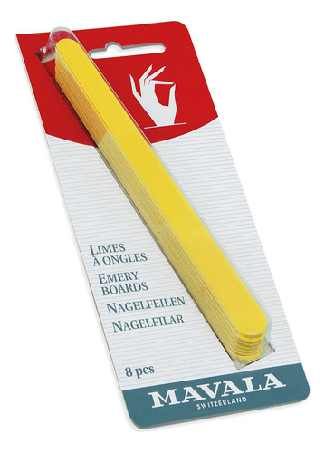 Mavala Pack 8 Limas De Madera, Para Uñas Frágiles Y Abiertas