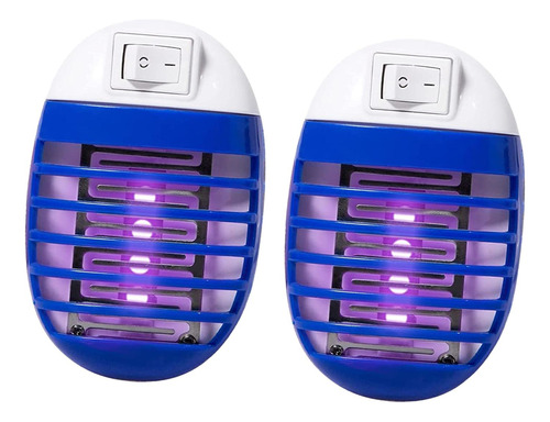 Trampas Eléctricas Para Moscas Con Luz Led Trampas 2 Piezas