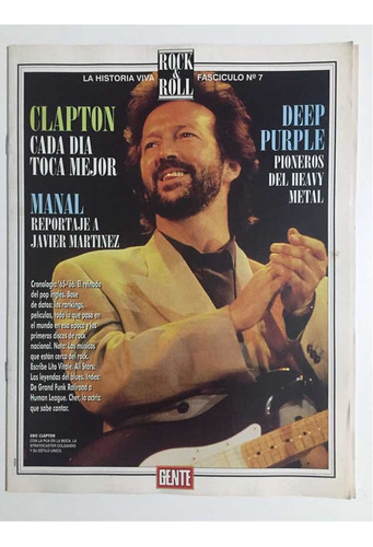 Revista Gente. Rock & Roll #7. Clapton. Deep Purple