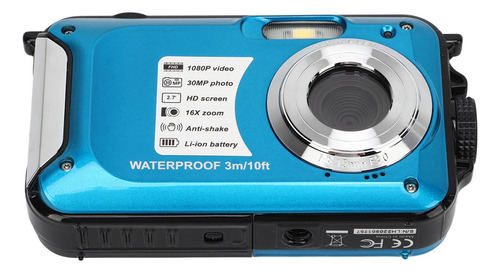 - Cámara Digital Subacuática A Prueba De Agua, 1080p, 30