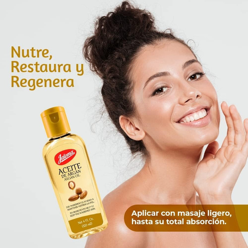 Aceite De Argan Hidratante 120ml Para Todo Tipo De Piel