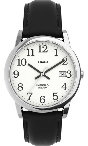 Reloj Timex  T2h281  Men's Easy Reader Date Fecha De Cuero
