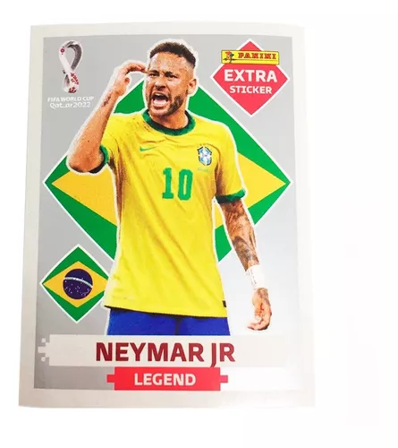 Kit Figurinha Copa 22 Legend Gold Prata Neymar Jr Mbappe