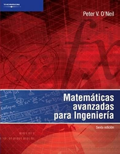 Libro Matemáticas Avanzadas Para Ingeniería  De Peter V O'ne