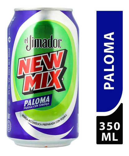 New Mix Cooler Paloma Con Tequila Jimador