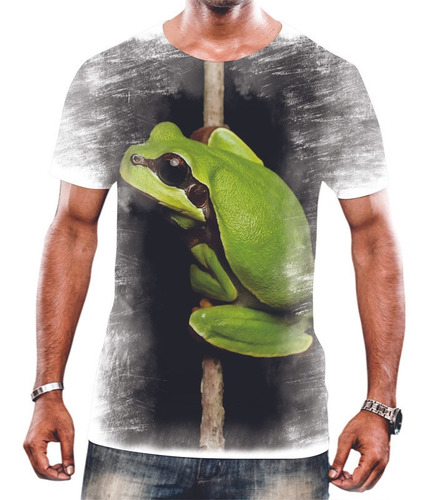 Camisa Camiseta Unissex Animal Sapo Rã Anfíbio Terrestre 1