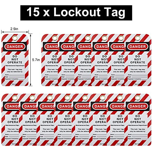 Lockout Tagout Kit Electrical Loto - Group Lockout Hasps, Lo