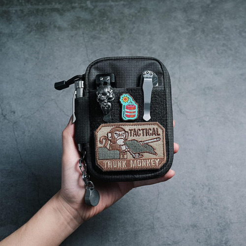 Bolsa Edc, Organizador De Bolsillo Con Velcro, Bolsillo Edc