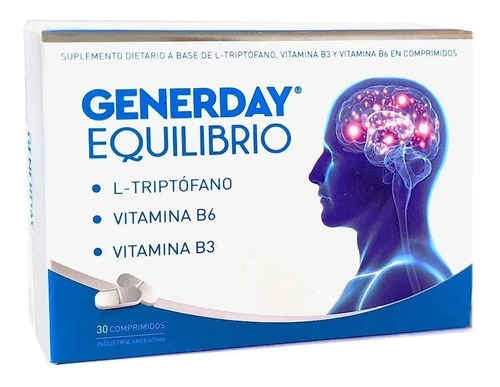 Generday Equilibrio Ansiedad Relajación X 30 Comprimidos