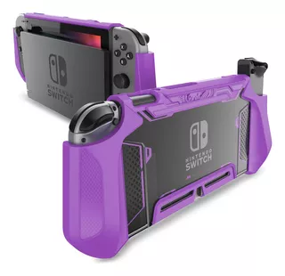 Funda Para Nintendo Switch Y Control Joy-con Violeta