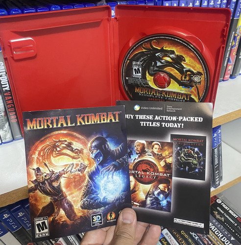 Mortal Kombat C/4 Personagens Adicionais Ps3 Físico Original (Usado)