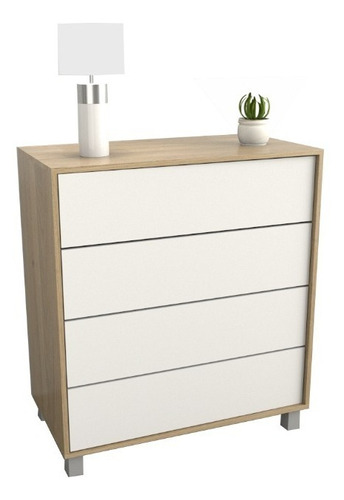 Comodas Chiffonier Melamina Cajonera + Sin Cargo Capital Federal Color Olmo Finlandes Con Everest