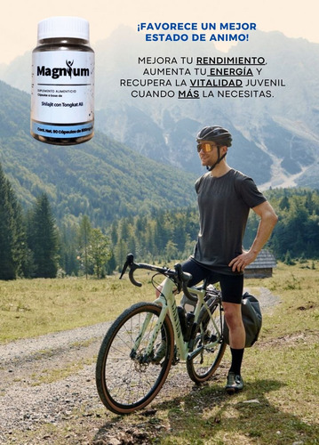 Shilajit Y Tongkat Ali Maximo Enfoque Y Energia 90u Magnium