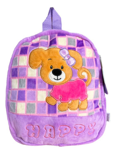 Mochila De Peluche Infantil Perrito Peluche Caniche Divina