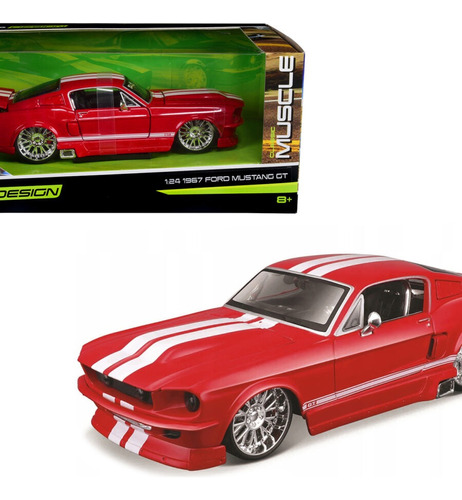 Ford Mustang Gt 1967 1:24 Maisto 1:24 