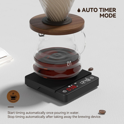 Báscula De Café Con Temporizador 4.4 Lb