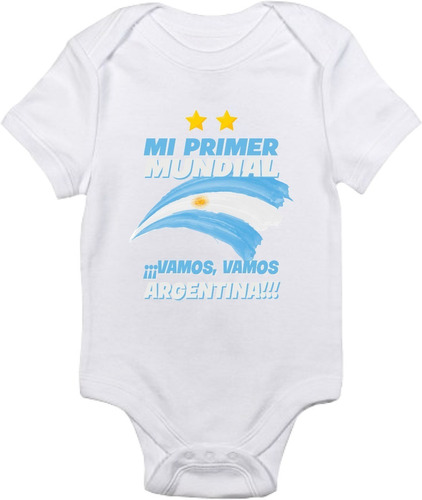 Bodys Bebes - Mi Primer Mundial - Vamos Argentina 