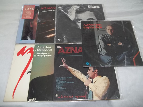 Lp Vinil - Charles Aznavour - 7 Discos
