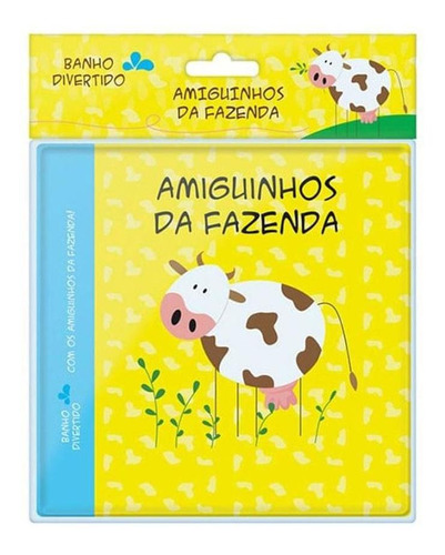Livro Banho Amiguinhos Da Fazenda Para Bebês